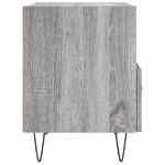 Comodino Grigio Sonoma 40x35x47,5 cm in Legno Multistrato
