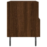 Comodino Rovere Marrone 40x35x47,5 cm in Legno Multistrato