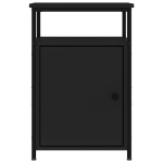 Comodino Nero 40x42x60 cm in Legno Multistrato