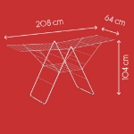 Metaltex Stendibiancheria con Ali Amsterdam 32 m