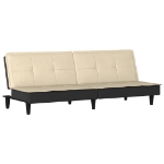 Divano Letto Crema in Tessuto