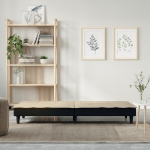 Divano Letto Crema in Tessuto