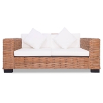 Set Divani 15 pz in Rattan Naturale