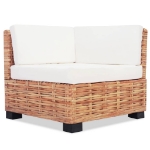 Set Divano 27 pz in Rattan Naturale