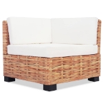 Set Divano 16 pz in Rattan Naturale