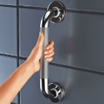 RIDDER Maniglione di Sicurezza 30 cm in Acciaio Inox Cromato A0013011