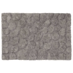 Sealskin Tappetino da Bagno Pebbles in Cotone 60x90 cm Grigio