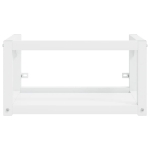 Struttura per Lavabo a Parete Bianca 59x38x31 cm in Ferro