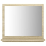 Specchio da Bagno Rovere Sonoma 40x10,5x37 cm in Truciolato