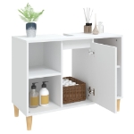 Mobile Lavabo Bianco 80x33x60 cm in Legno Multistrato