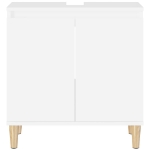 Mobile Lavabo Bianco 58x33x60 cm in Legno Multistrato