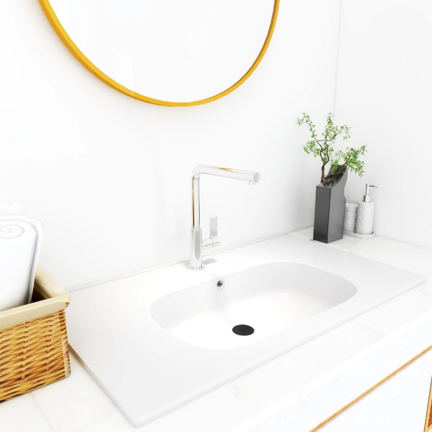 Lavabo da Incasso 605x460x105 mm in SMC Bianco