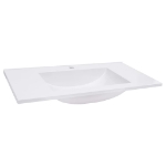 Lavabo da Incasso 900x460x130 mm in SMC Bianco