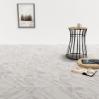 Listoni per Pavimenti Autoadesivi in PVC 5,11 m² Marmo Bianco