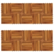 Listelli Pavimentazione Design Verticale 30x30cm Acacia 20 pz