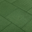 Piastrelle Anticaduta 12 pz in Gomma 50x50x3 cm Verde