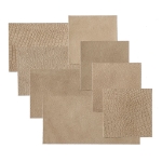 WallArt Piastrelle in Pelle Borret Beige Sabbia 32 pz