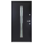 Porta Ingresso Antracite 110x207,5 cm in Alluminio