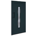 Porta Ingresso Antracite 108x208 cm in PVC