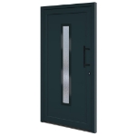 Porta Ingresso Antracite 108x200 cm in PVC