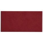 Pannelli Murali 12 pz Rosso Vino 30x15 cm Velluto 0,54 m²