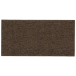 Pannelli Murali 12 pz Marrone 30x15 cm Tessuto 0,54 m²