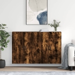 Mobili a Parete 2 pz Rovere Fumo 69,5x34x90 cm
