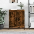 Credenza Rovere Fumo 69,5x34x90 cm in Legno Multistrato