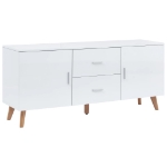 Credenza Bianca 160x40x70 cm in MDF