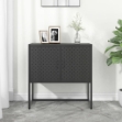 Credenza Antracite 75x35x75 cm in Acciaio