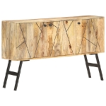 Credenza 118x30x75 cm in Legno Massello di Mango