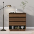Credenza Rovere Marrone 70x41x75 cm in Truciolato
