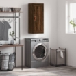 Mobile a Parete Rovere Marrone 34,5x34x90 cm Legno Multistrato