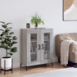 Credenza Grigio Sonoma 69,5x34x90 cm in Legno Multistrato