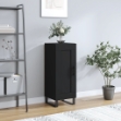 Credenza Nero 34,5x34x90 cm in Legno Multistrato