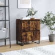 Credenza Rovere Fumo 60x35x70 cm in Legno Multistrato