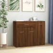 Credenza Rovere Marrone 88x30x70 cm in Legno Multistrato