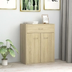 Credenza Rovere Sonoma 60x30x75 cm in Truciolato