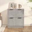 Credenza Grigio Cemento 60x30x70 cm in Legno Multistrato