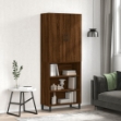 Credenza Rovere Marrone 69,5x34x180 cm in Legno Multistrato