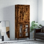 Credenza Rovere Fumo  69,5x34x180 cm in Legno Multistrato