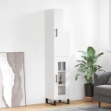 Credenza 34,5x34x180 cm in Legno Multistrato Bianco Lucido
