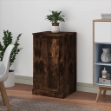 Credenza Rovere Fumo 37,5x35,5x67,5 cm in Legno Multistrato