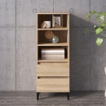 Credenza Rovere Sonoma 40x36x110 cm in Legno Multistrato