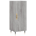 Credenza Grigio Sonoma 34,5x34x90 cm in Legno Multistrato
