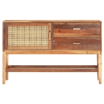 Credenza 118x30x76 cm in Legno Massello di Recupero