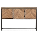 Credenza 120x30x75 cm in Legno Massello di Acacia