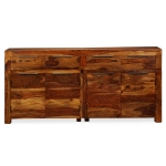 Credenza in Legno Massello di Sheesham 160x35x75 cm