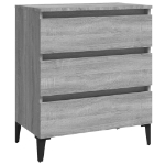 Credenza Grigio Sonoma 60x35x69 cm in Legno Multistrato