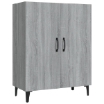 Credenza Grigio Sonoma 70x34x90 cm in Legno Multistrato